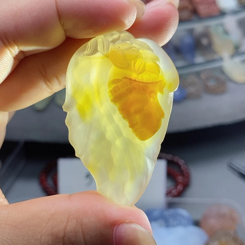 【闪购商品】未镶嵌吊坠定制玛瑙