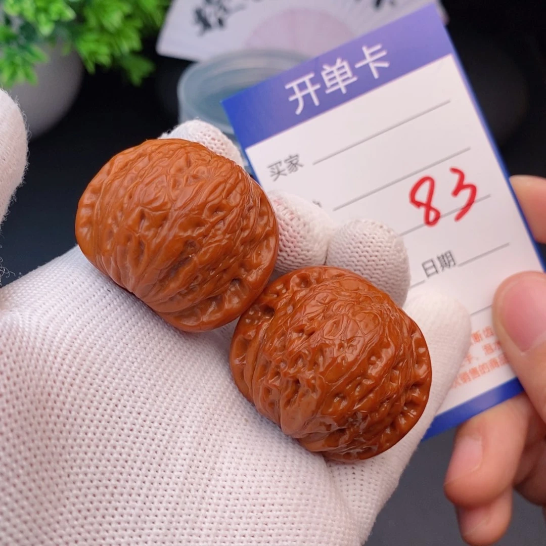 文玩核桃把件37铁锤83