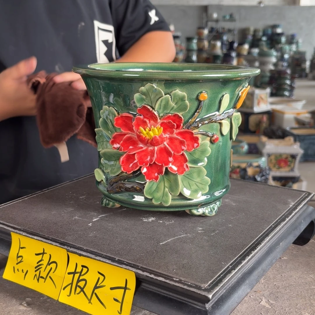 。一风堂石湾花盆 内17*14