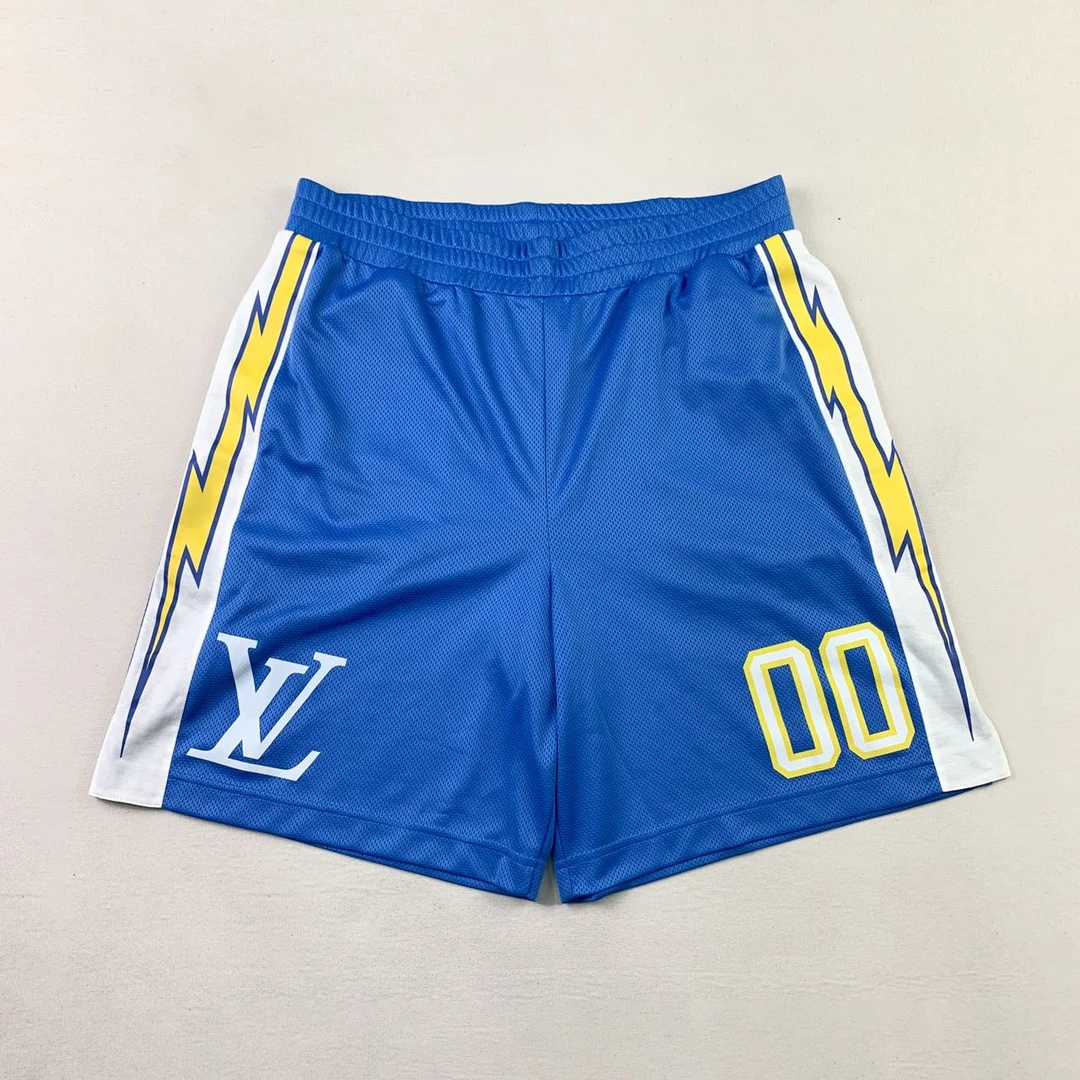 全新未使用 LouisVuitton/路易威登 字母印花短裤l码编码xb3831