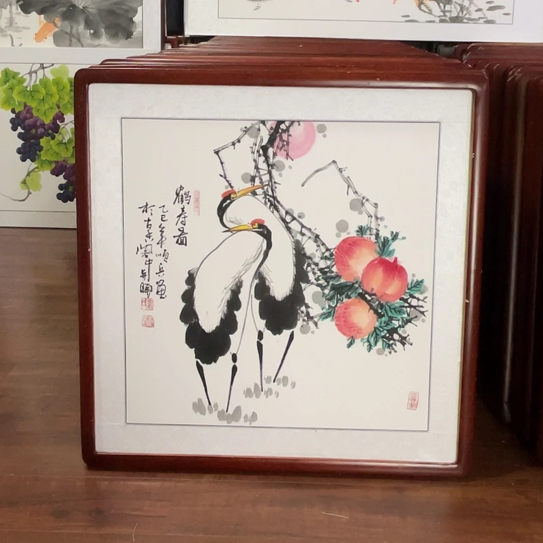 国画带框尺寸63*63厘米