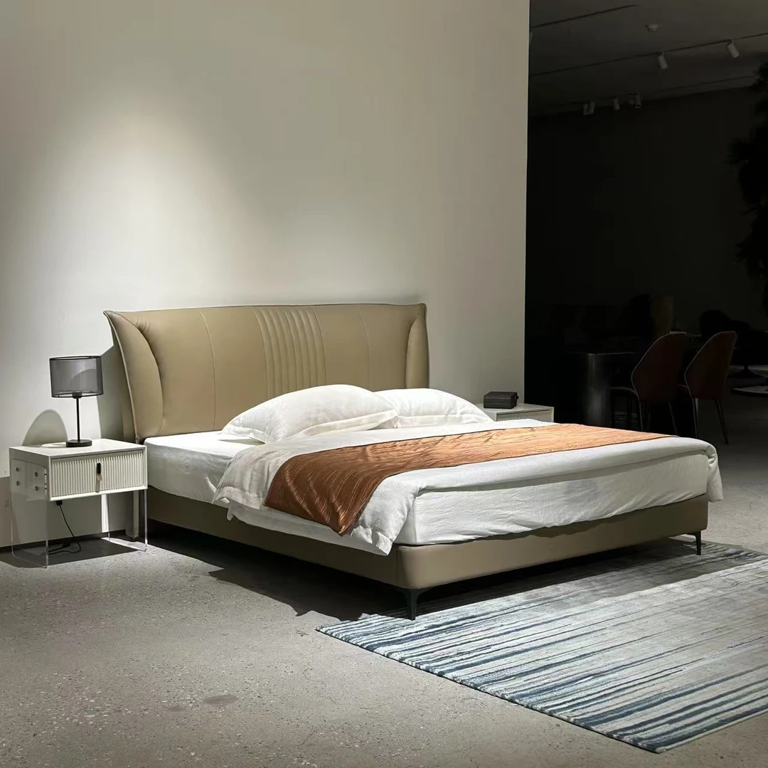 【春哥严选】清样-意式极906床简约轻奢现代家用卧室大床主卧FY