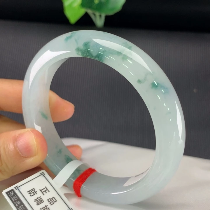 未镶嵌手镯翡翠正圈56