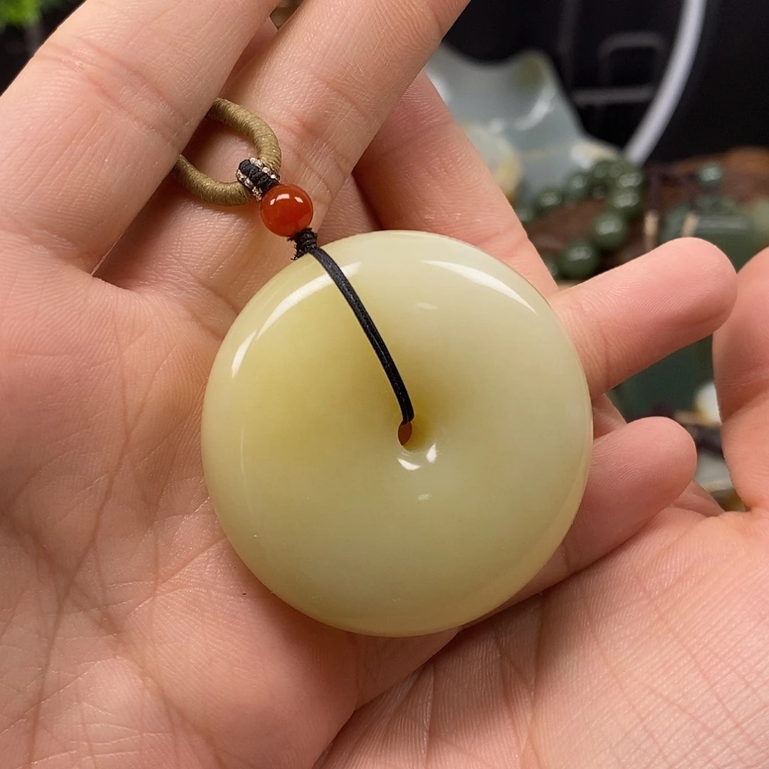 和田玉未镶嵌颈饰6
