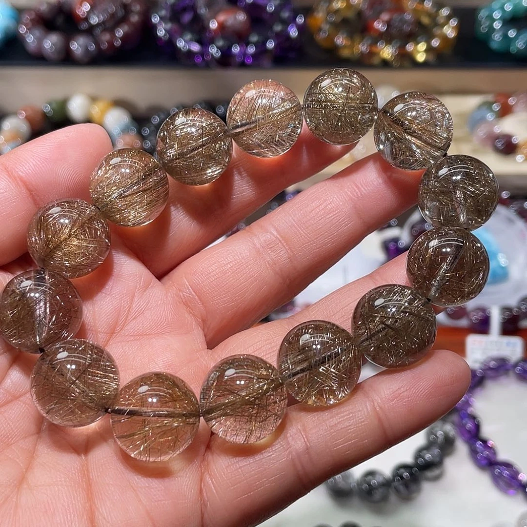 水晶未镶嵌手链发晶手链