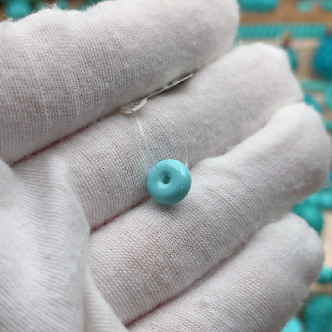 绿松石未镶嵌珠宝奇石8.2mm