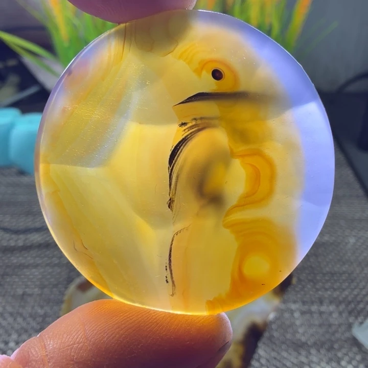 玛瑙/玉髓未镶嵌巴西玛瑙像形