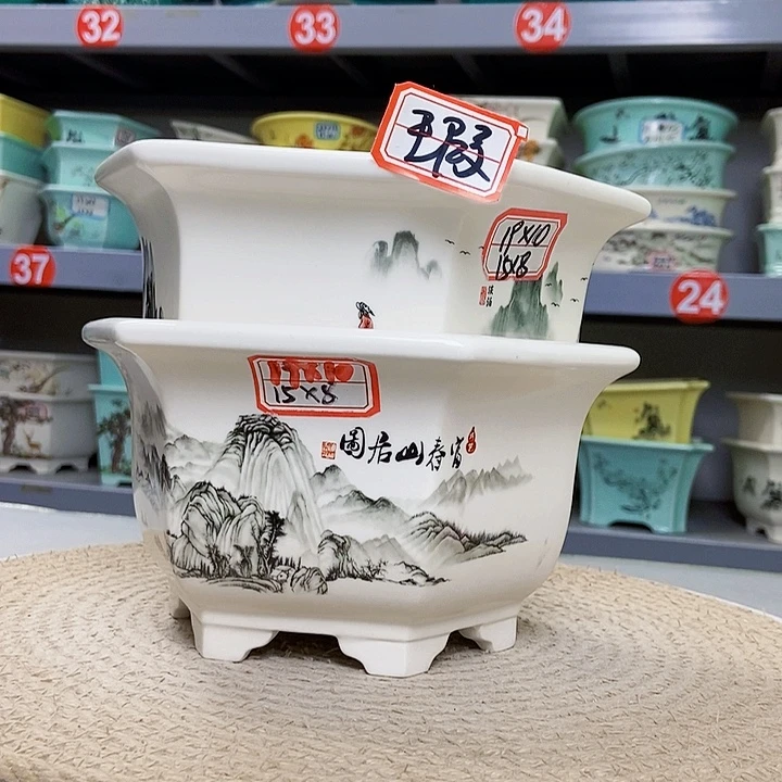 紫砂花瓶紫砂花盆