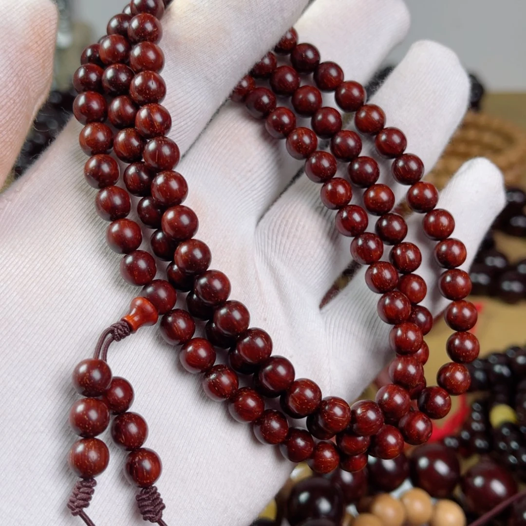 手串/手链小叶紫檀0.7高油密鱼鳞金星