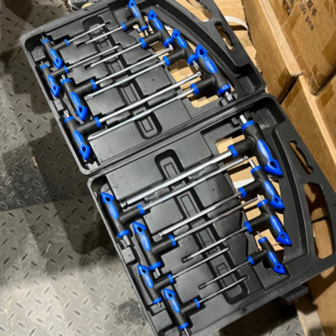 错版16件拐杖内六角内六花扳手（手柄颜色混发，介意勿拍）