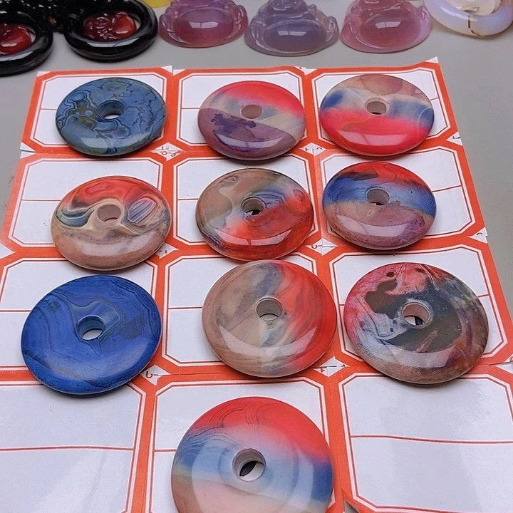 【闪购商品】未镶嵌玛瑙/玉髓珠宝半成品玉*子