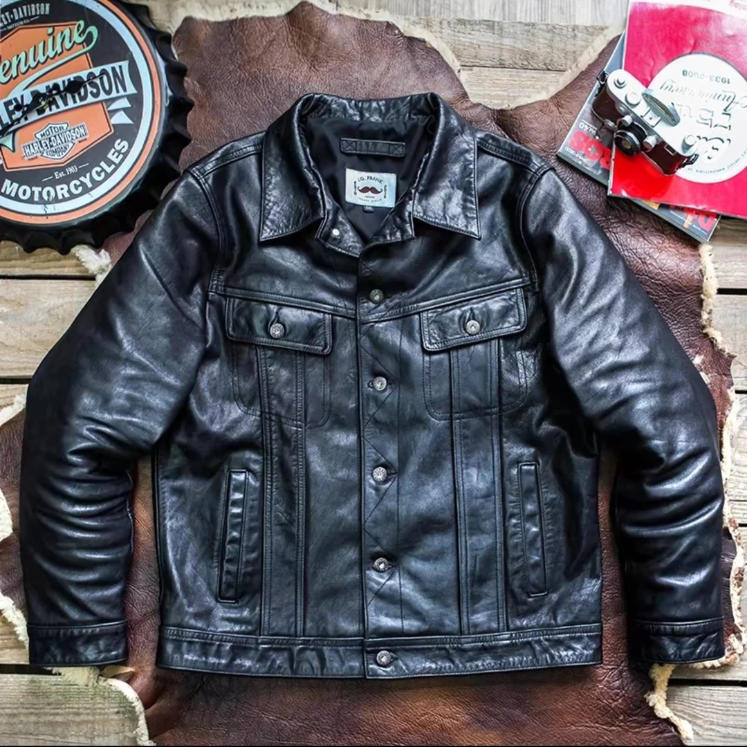 直播福利皮衣夹克马皮风暴口袋内衬破损