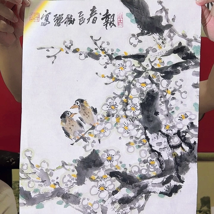 版画吴树强老师书画作品