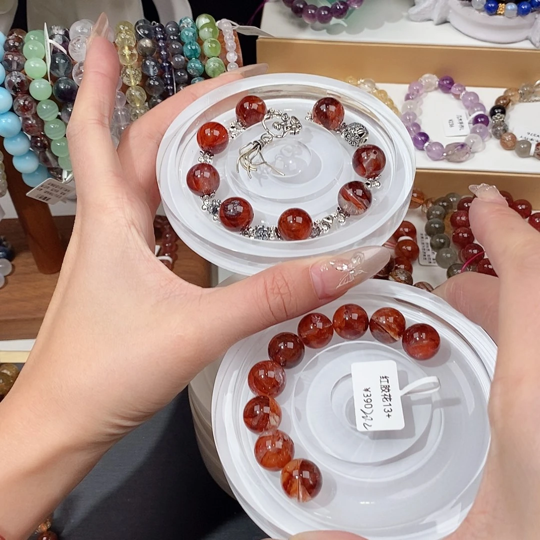 水晶手链未镶嵌楠*歌17整多留