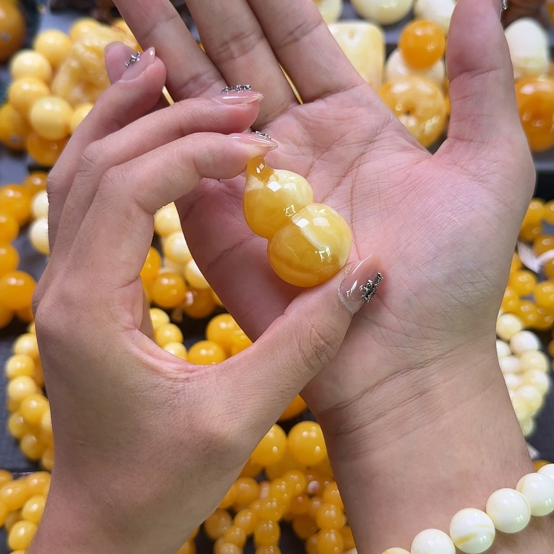 未镶嵌蜜蜡珠宝奇石葫芦