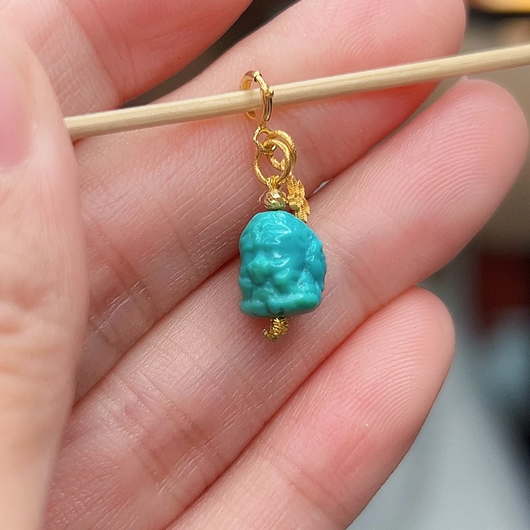 未镶嵌绿松石珠宝奇石