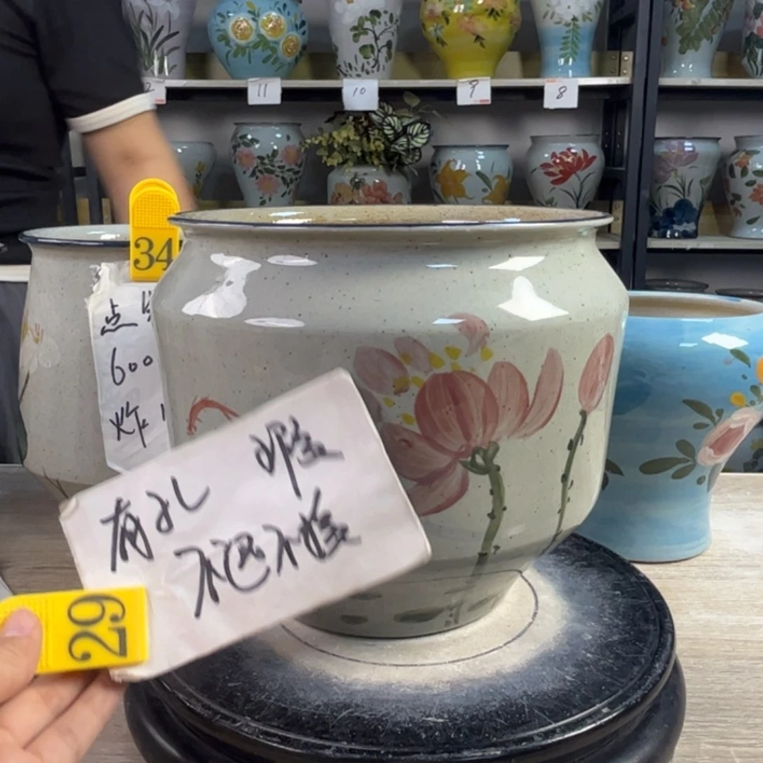 罐1tc景德镇陶瓷花盆