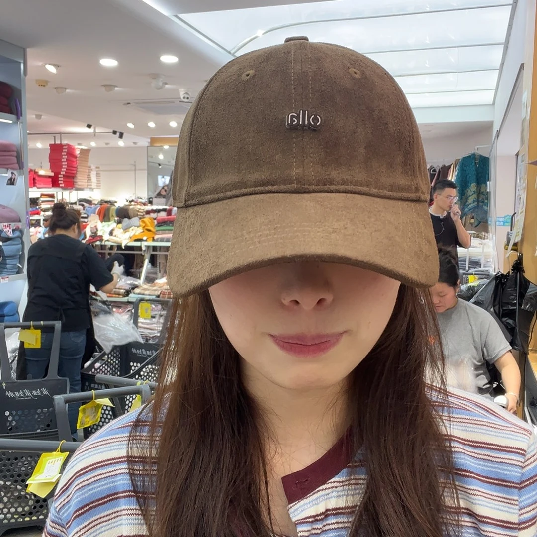 棉涤纯棉字母棒球帽