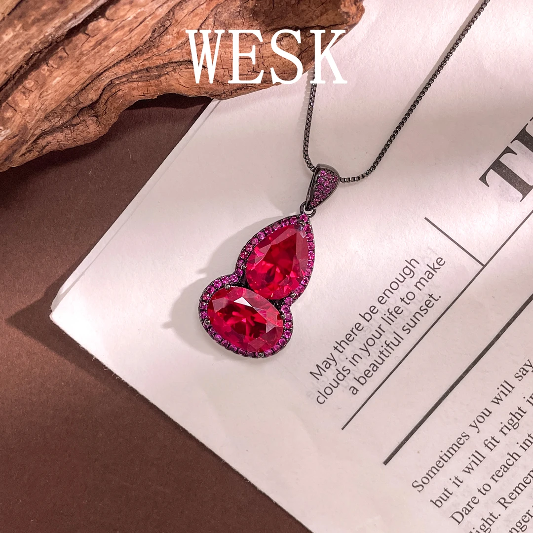 铜合金项链 WHSM-002106 【玫影幻光】 项链小众时尚欧美