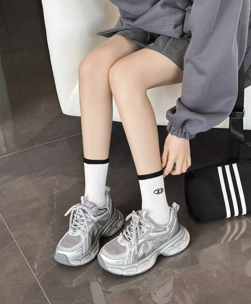 休闲鞋鞋老爹鞋韩版休闲鞋时尚小白鞋鞋子女鞋厚底夏季