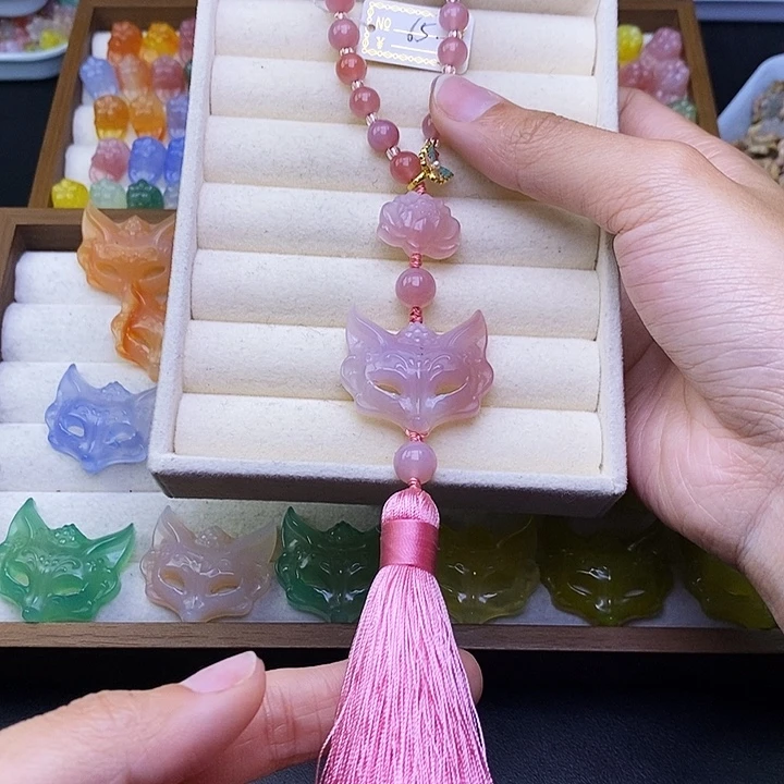 玛瑙/玉髓合金车挂