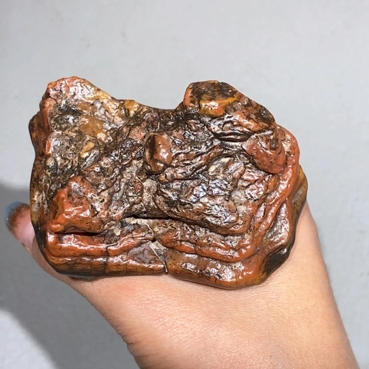 玛瑙/玉髓车挂合金石****缘114
