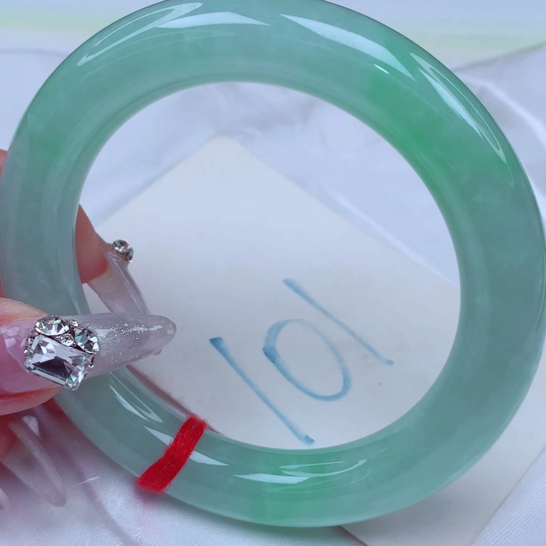 翡翠手镯未镶嵌天然缅甸翡翠A货手镯