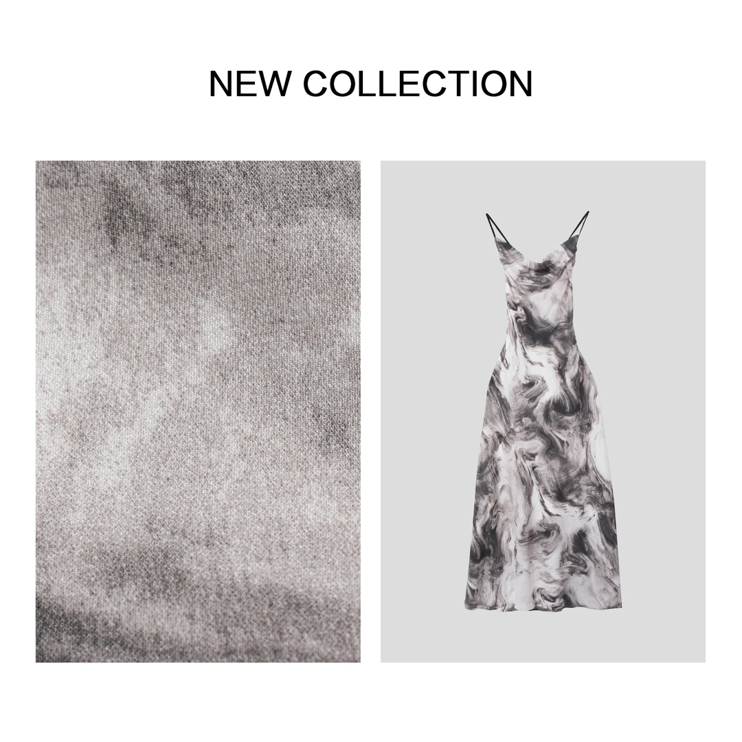 【龙哥专属】L5F26003 艺术感吊带连衣裙 4236