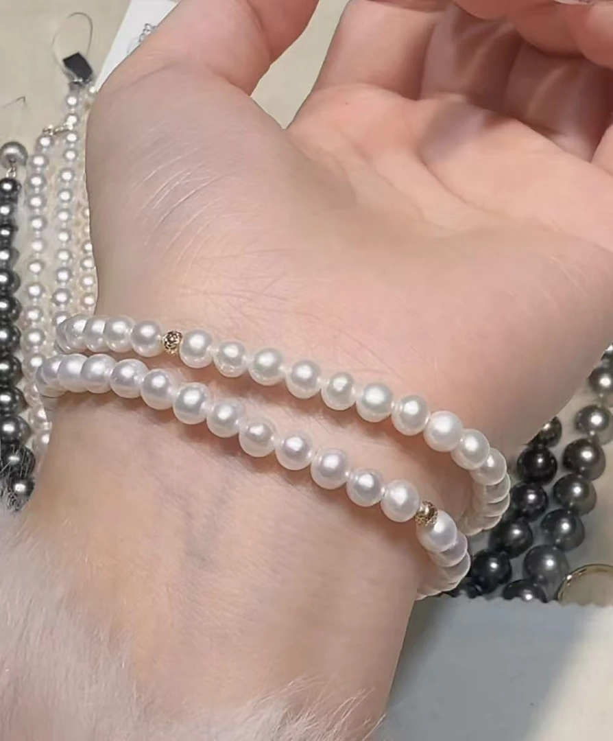 【涂涂高定珠宝】18K金珍珠福利款手链 zzxm 多样性发其一