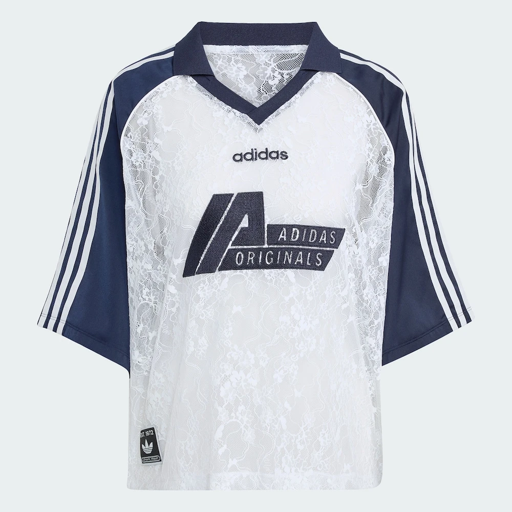 【HN悦方AD】阿迪达斯三叶草女子休闲经典运动短袖球衣KD2275