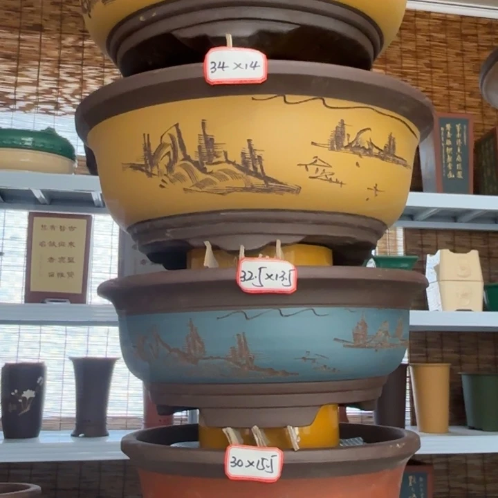 紫砂花盆               100-4