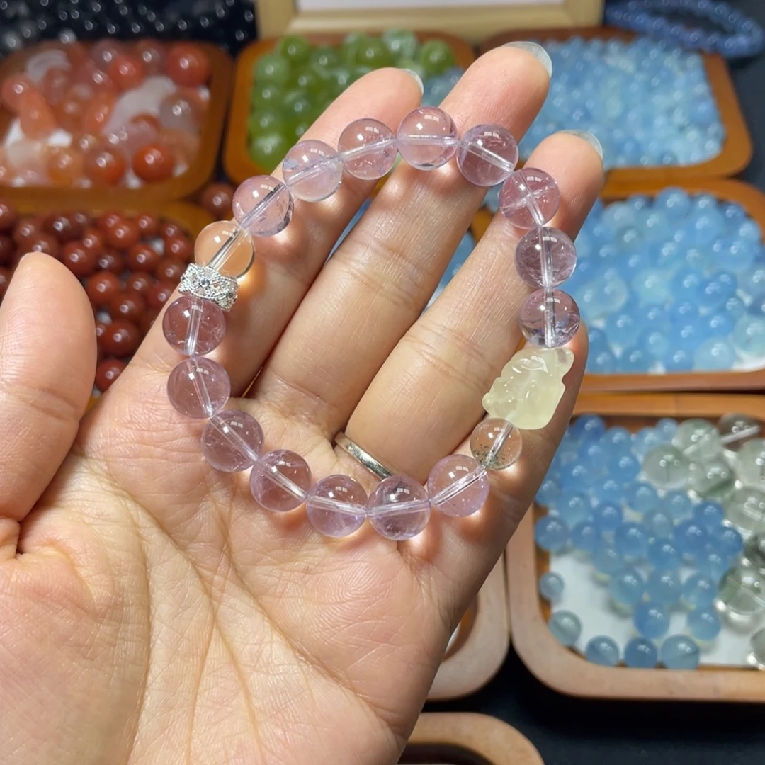 水晶手链未镶嵌紫水晶10mm