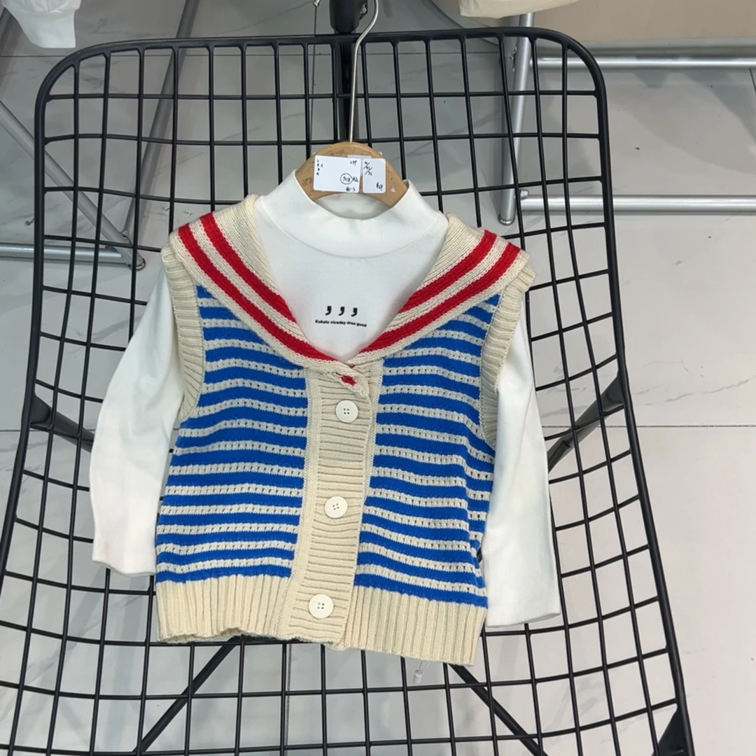 9318儿童针织背心马甲