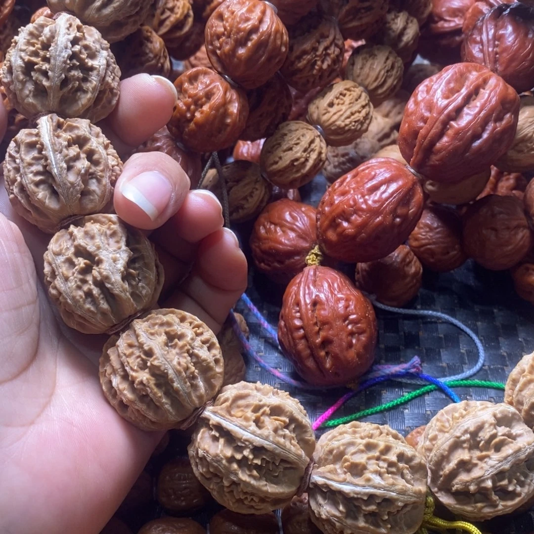 王***生文玩核桃吊坠粗筋京八棱