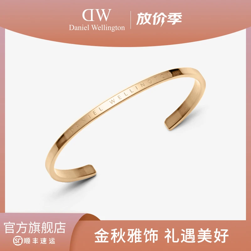 【秋上新】DW手镯 简约百搭潮流手环饰品小众高级感精美饰品
