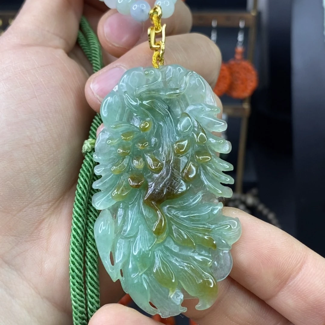 颈饰未镶嵌翡翠吊坠