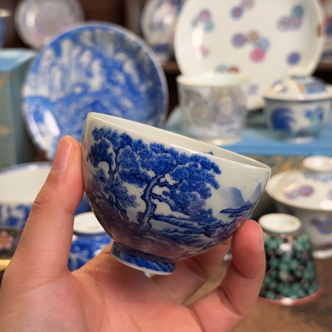 纯手工手绘陶瓷茶具