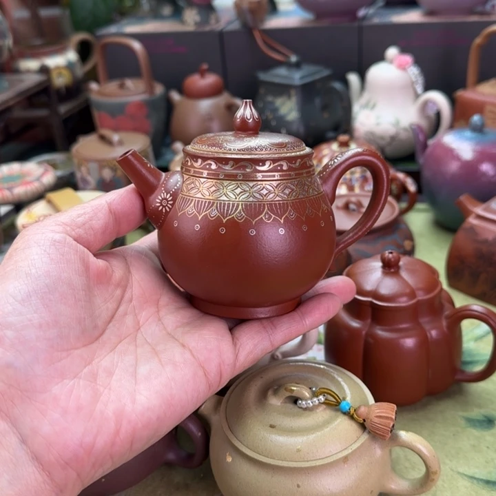 茶壶紫砂宫灯140c