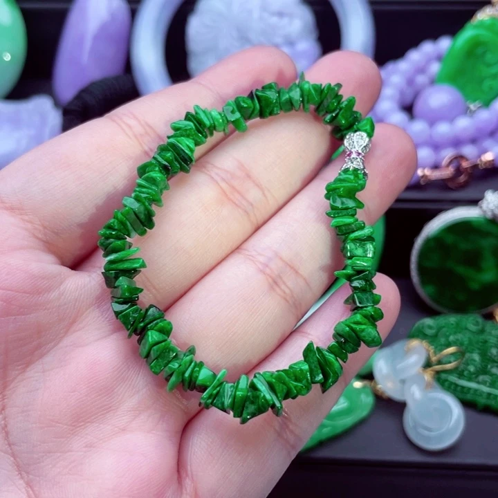 翡翠未镶嵌手串手串