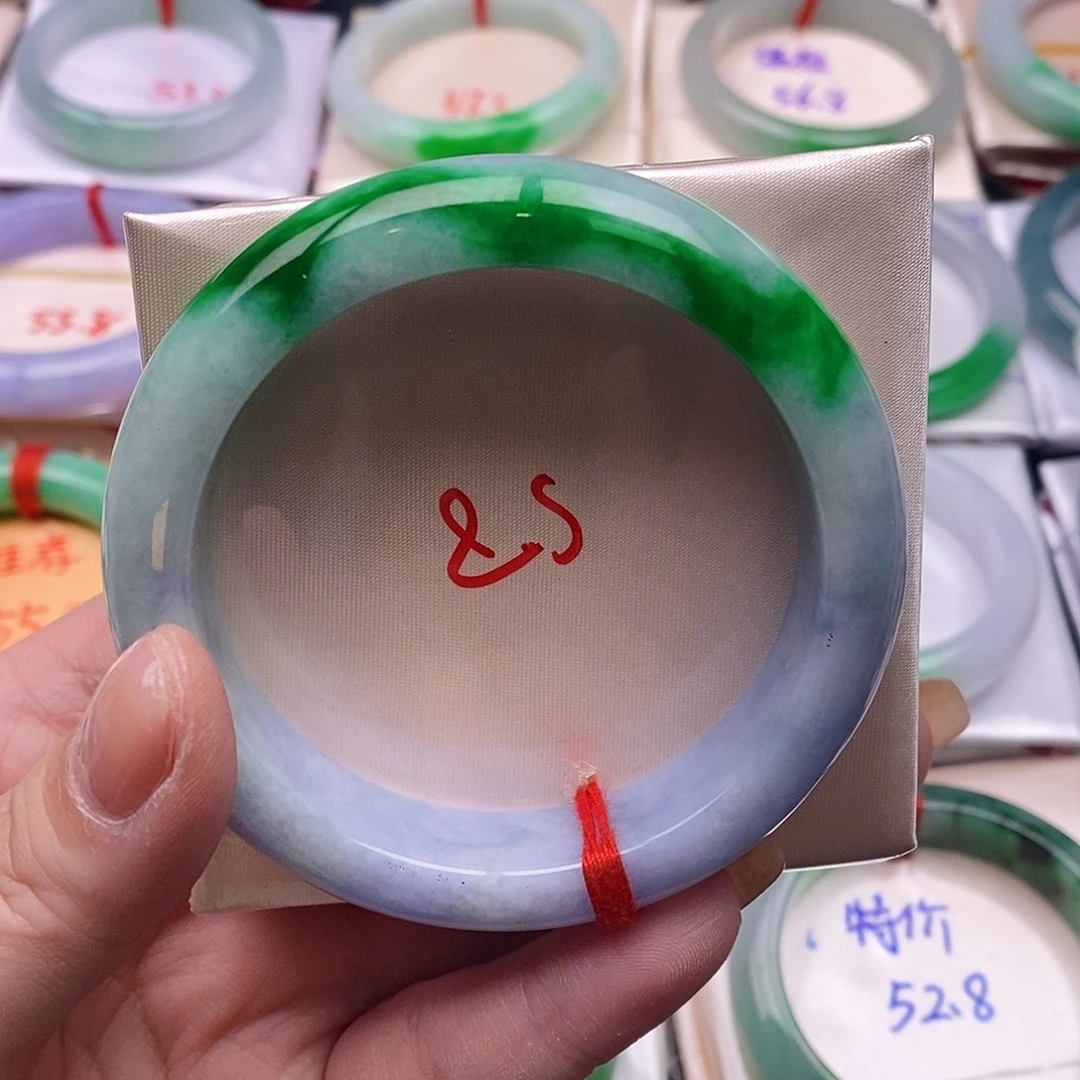 翡翠未镶嵌手镯58