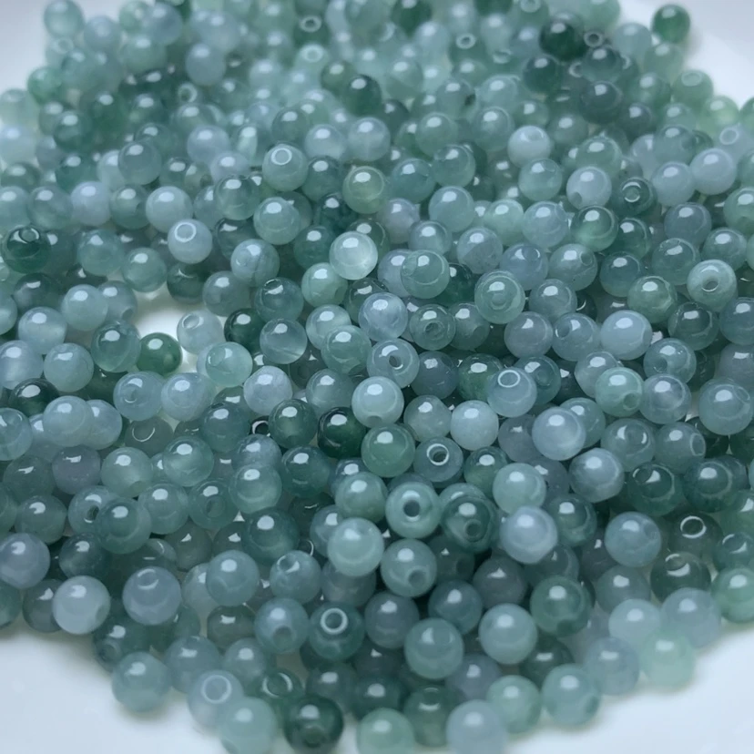 【闪购商品】未镶嵌手链翡翠卡3.5蓝水小米100颗