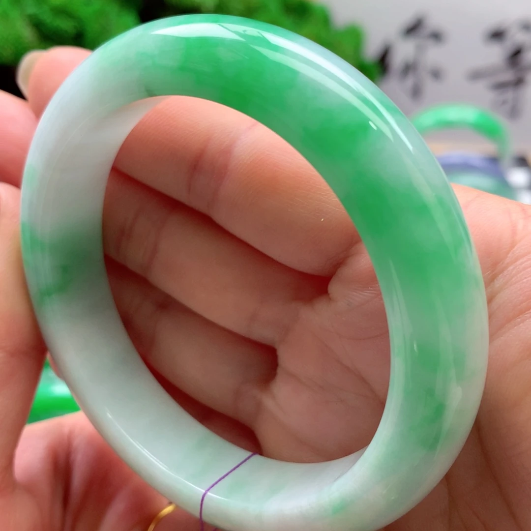 未镶嵌手镯翡翠释*然缅甸57.2圈口