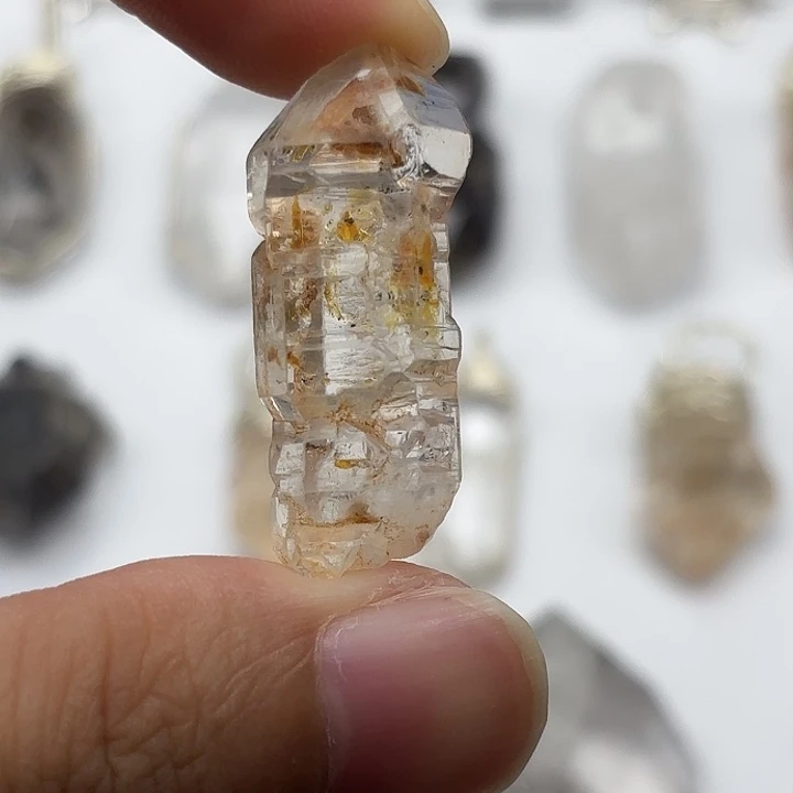颈饰未镶嵌水晶巴基斯坦油胆闪灵钻34mm+
