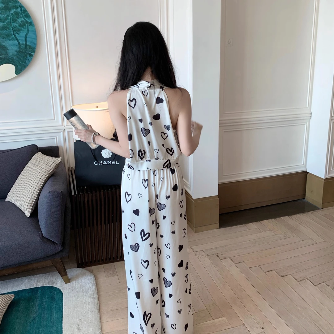 GPSUNLU高端小众性感冰显瘦丝睡衣女款夏季新款纯欲风气质家居服