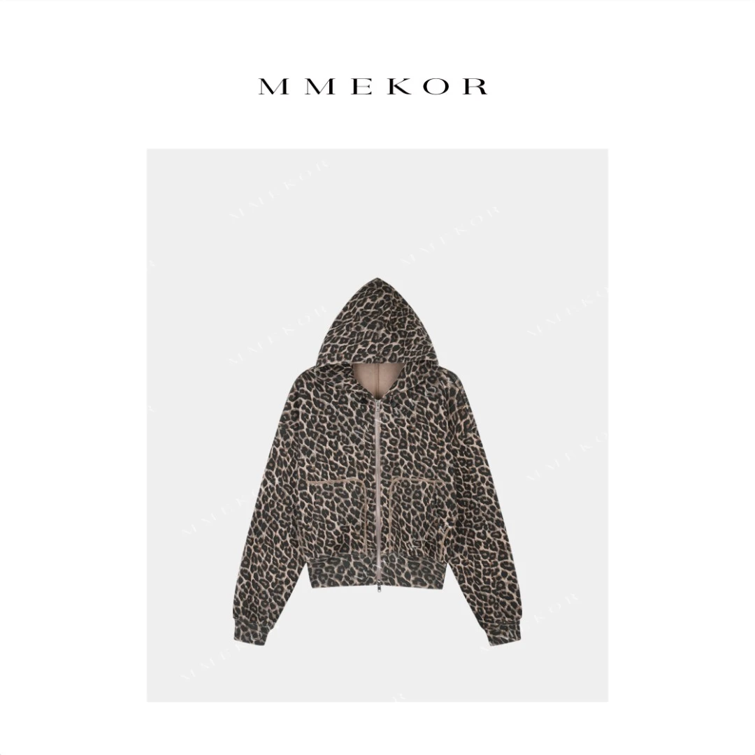 MMEKOR“豹可爱”外套 2025新款秋款活力常青藤时髦上衣 30296