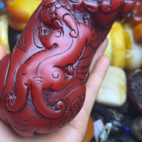 幸***猪琥珀未镶嵌手链蜜蜡