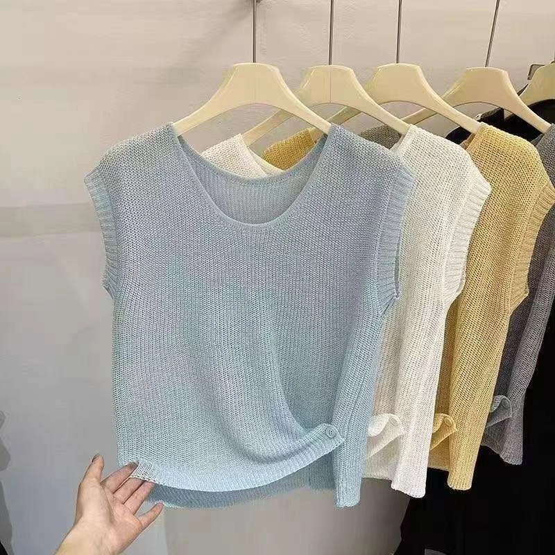[孤品合集]1-100 女装短款小版气质毛针织衫