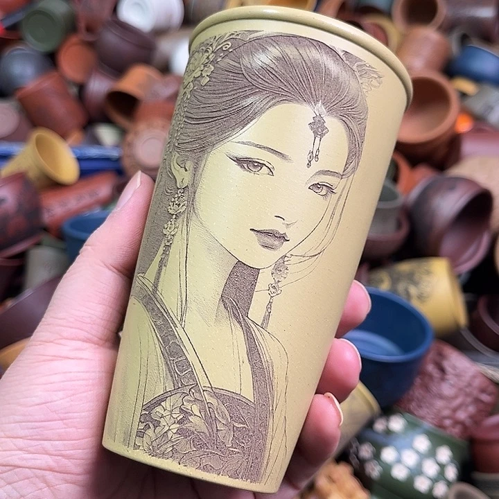 紫砂茶杯全手工紫砂主人杯