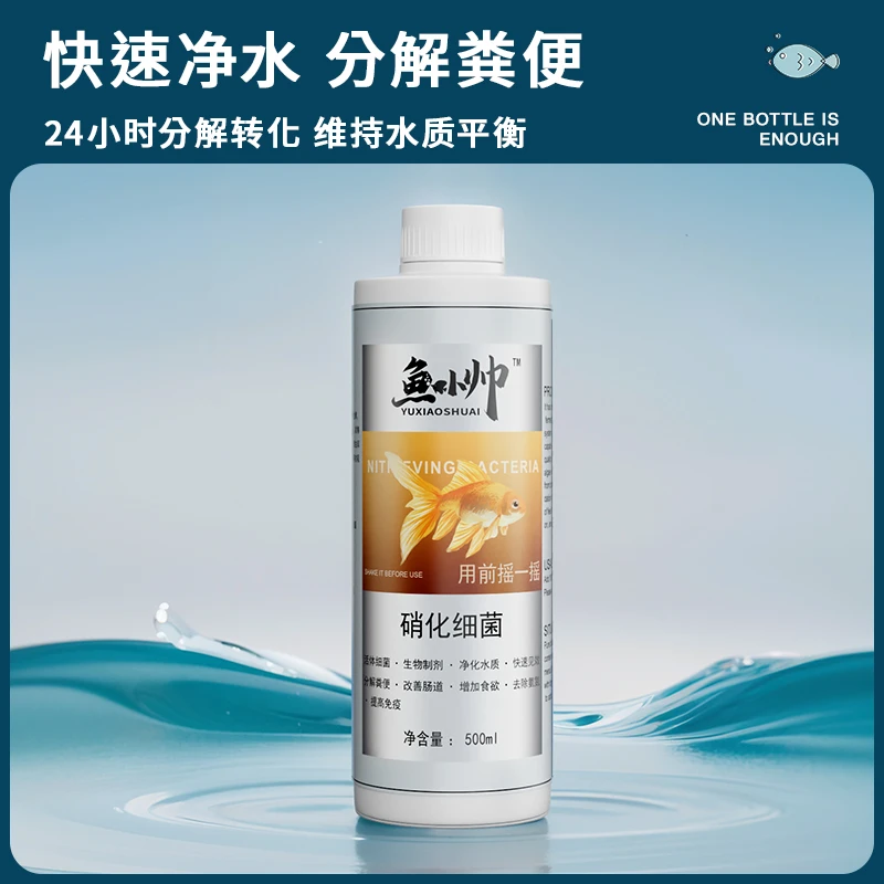 鱼缸净水硝化细菌鱼缸水浑浊鱼缸用品水族用品空气缸硝化活菌养育