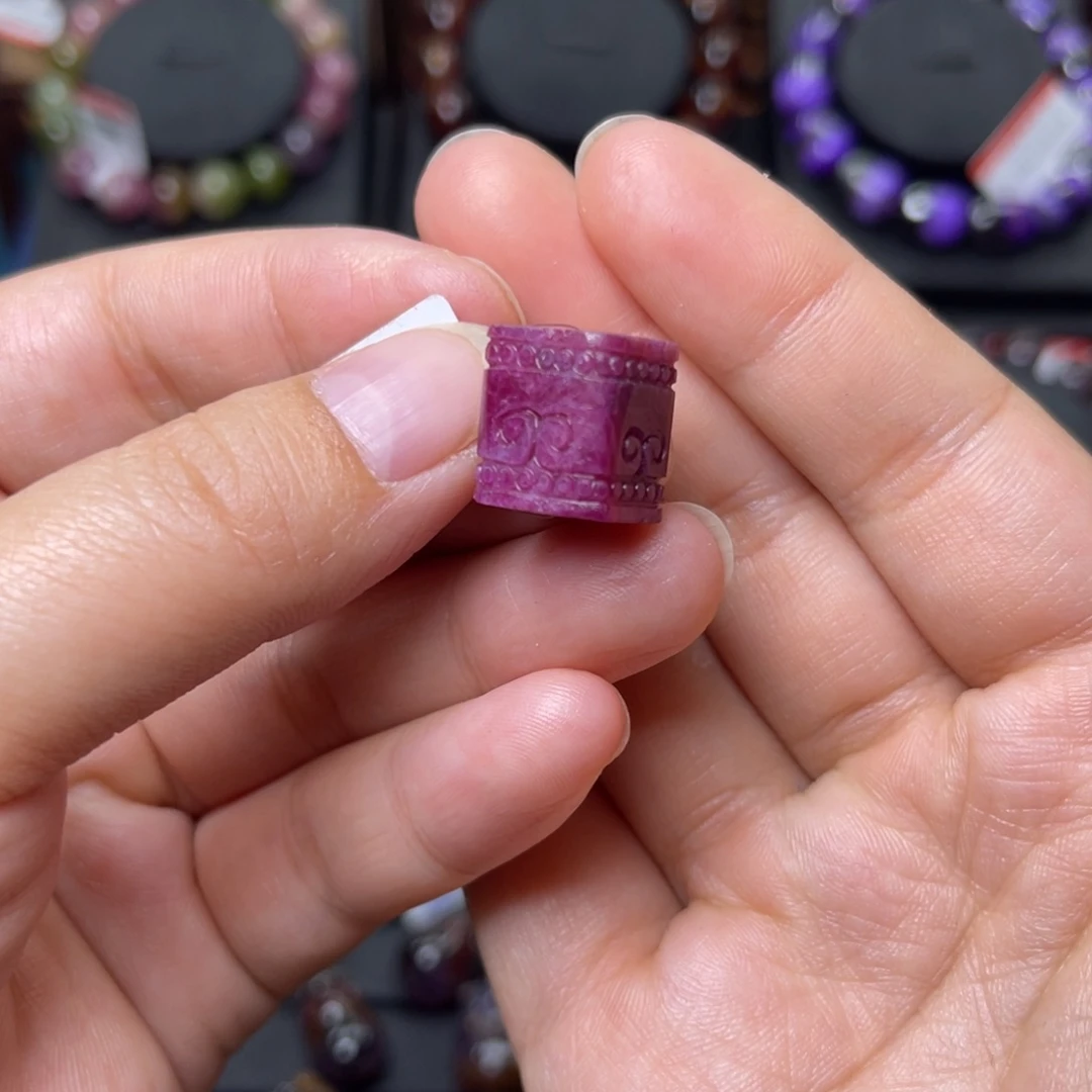 未镶嵌手链红宝石红宝方糖